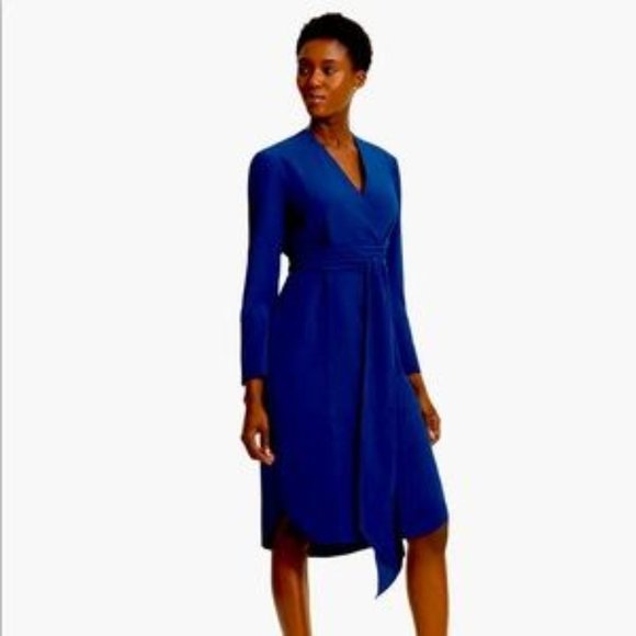 M.M. Lafleur The Gosia Dress in Soft Wave Azurite - Picture 1 of 11
